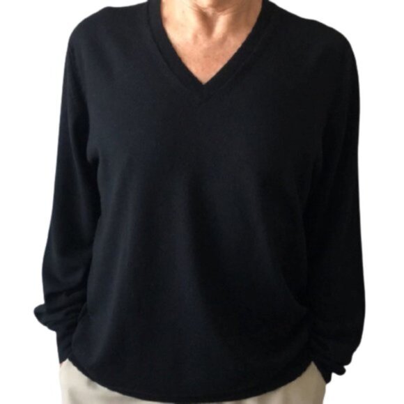 Authentic BurBerry Brit Men’s Sweater V Neck Long - Picture 2 of 9